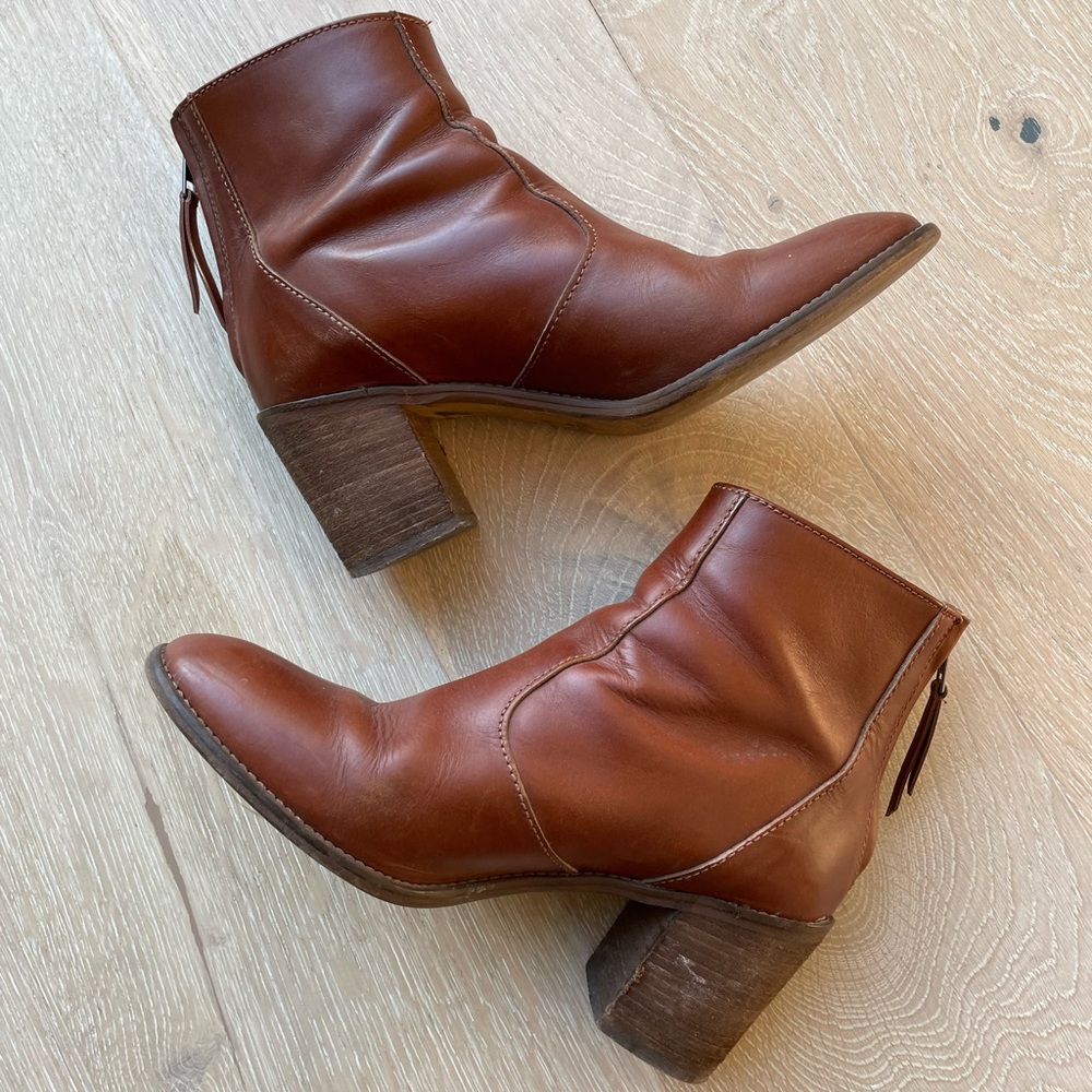 Madewell Zip-back Billie boot, size 7.5